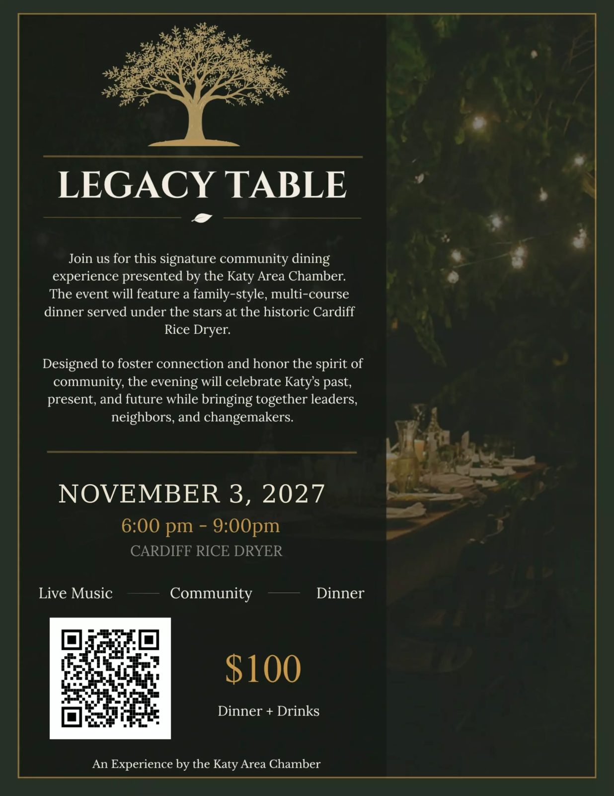 Photo of Legacy Table